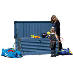 Trimetals Small Patio Storage Box – Blue